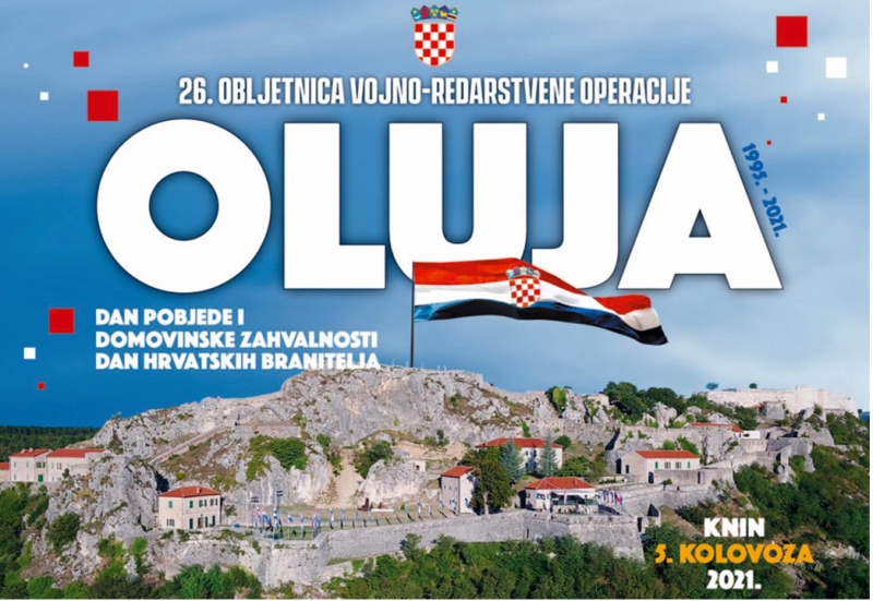 Obilježavanje Dana pobjede, domovinske zahvalnosti i  dana hrvatskih branitelja, Zagreb i Knin, 4. i 5. kolovoza 2021.