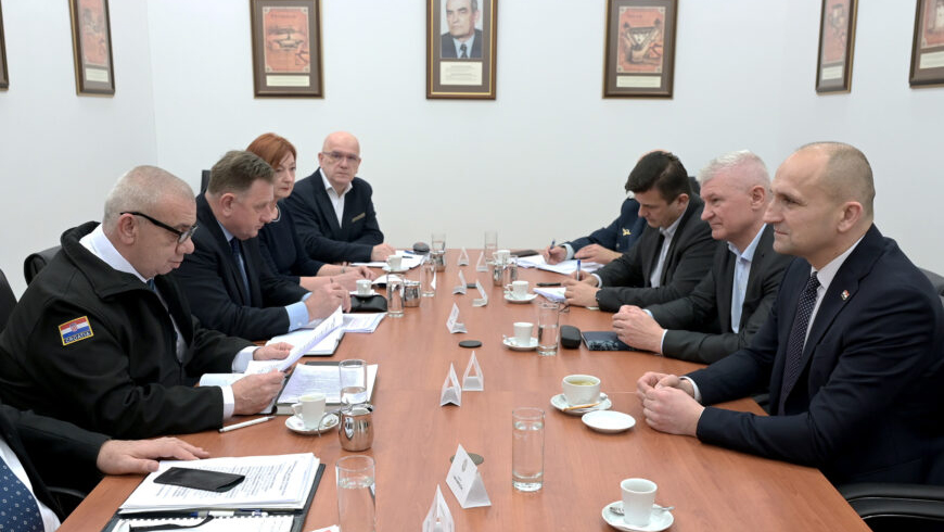 Ministar Anušić s predstavnicima Hrvatskog časničkog zbora u MORH-u