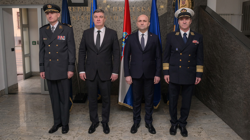Svečana primopredaja dužnosti načelnika Glavnog stožera Oružanih snaga Republike Hrvatske