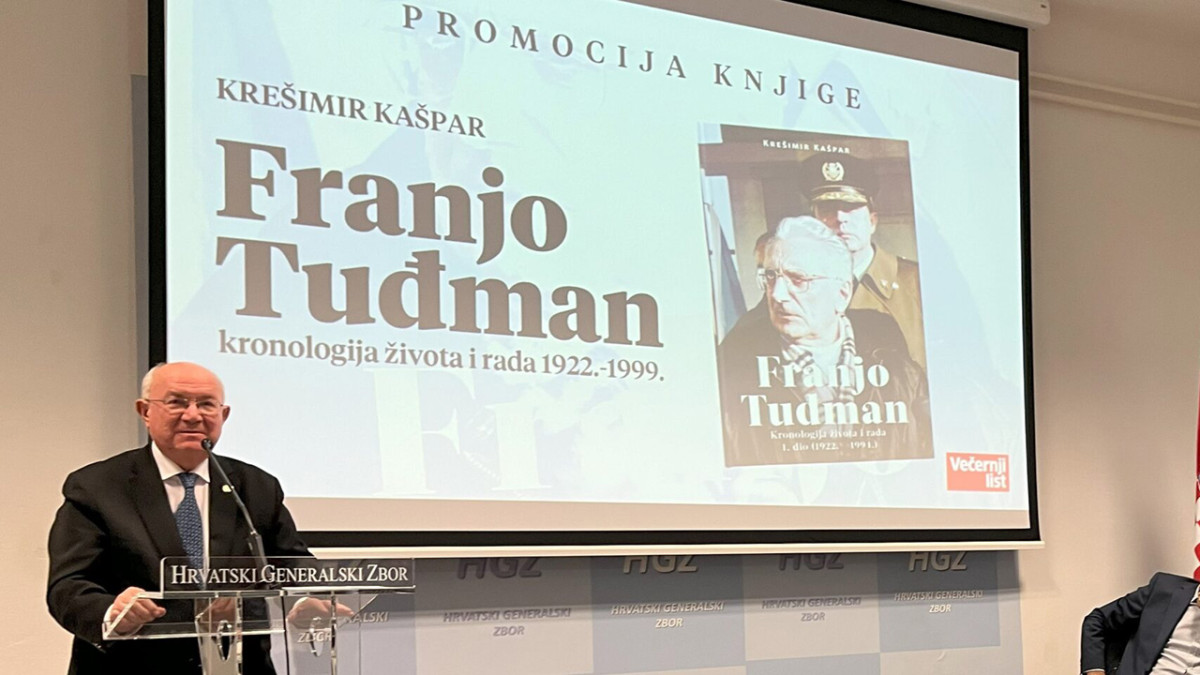 Promocija knjige generala Krešimira Kašpara “Franjo Tuđman – Kronologija života i rada 1922. – 1999.”