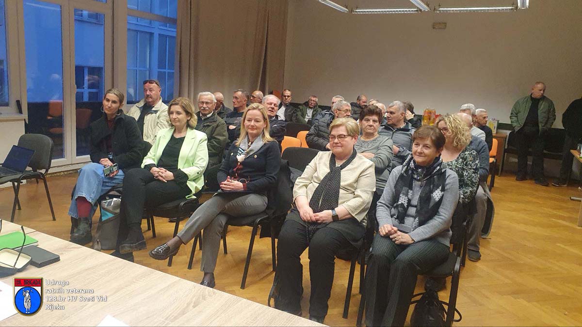 Godišnja skupština Udruge ratnih veterana 128.br HV Sveti Vid Rijeka