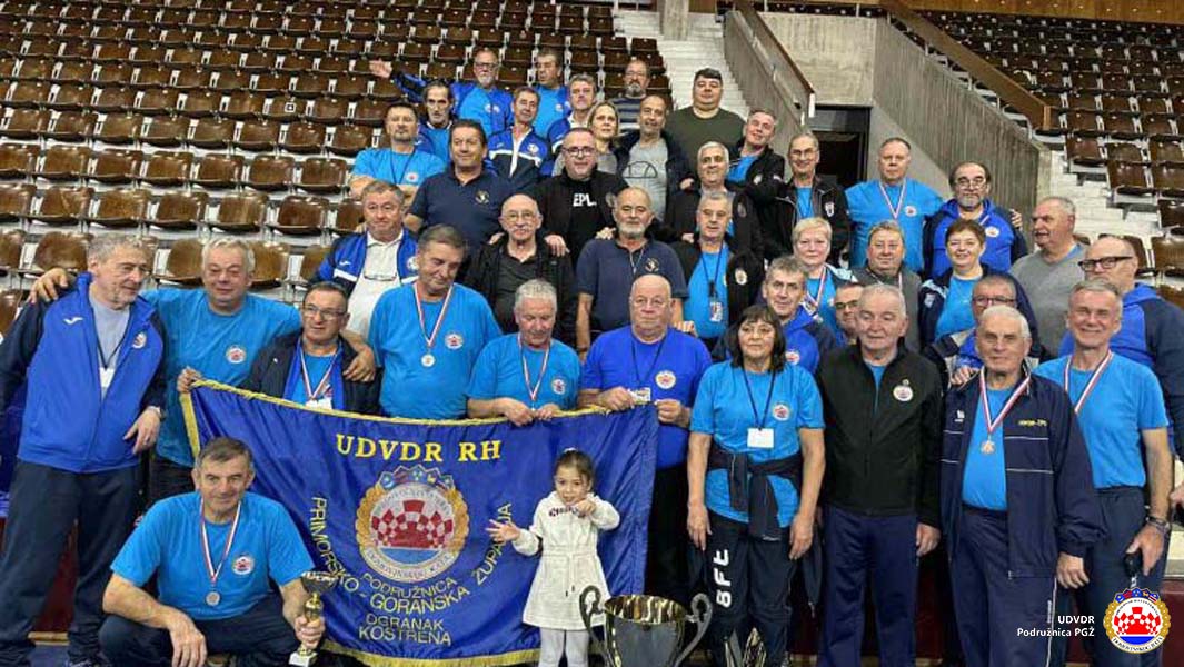 UDVDR Podružnica PGŽ najbolja na 29. Državnom sportskom natjecanju dragovoljaca i veterana Domovinskog rata DUBROVNIK-2025